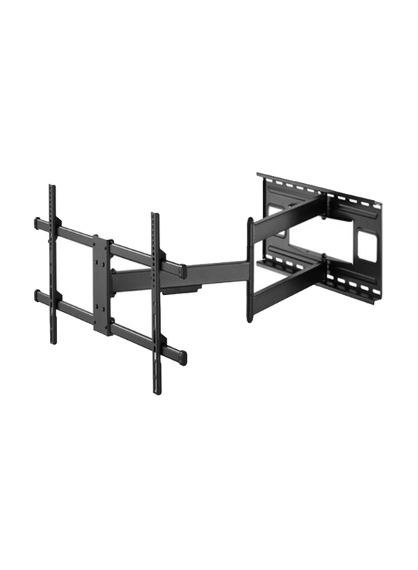 Skill Tech Extra Long Single Arm Full-motion TV Wall Mount Fits for 43-80 Inch TVs, SH-1015P, Black