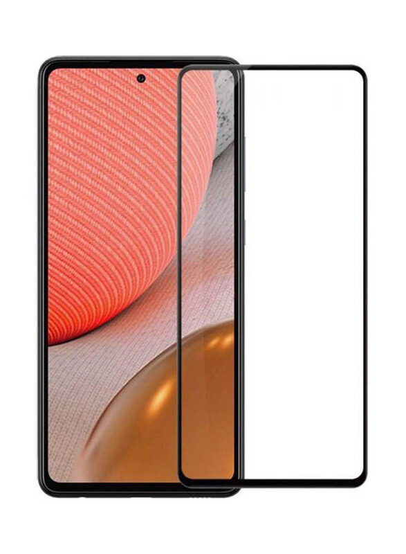 

Generic Samsung Galaxy M62 Grand Shieldz Tempered Glass Screen Protector, Black/Clear