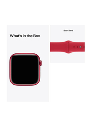 Full Touch Screen Bluetooth Smartwatch, Red