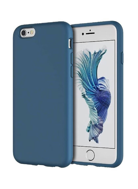 

Generic Apple iPhone 6/6s Microfiber Lining Silicone Protective Mobile Phone Case Cover, Blue