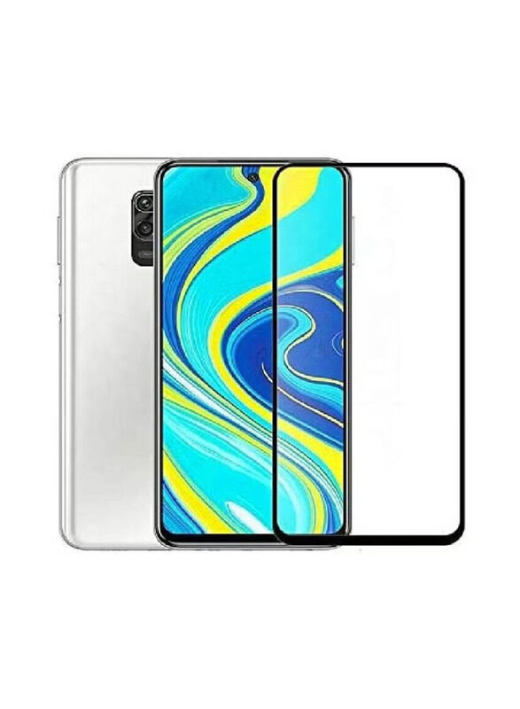 

Generic Redmi Note 9 Pro Tempered Glass Screen Protector, Clear/Black