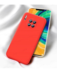 Huawei Nova 8i Soft Liquid Silicone Slim Gel Protective Mobile Phone Case Cover, Orange