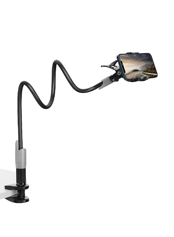 

Generic Universal Lazy Mount Clip with Hands Free Flexible Long Arm Bracket Grip, Black