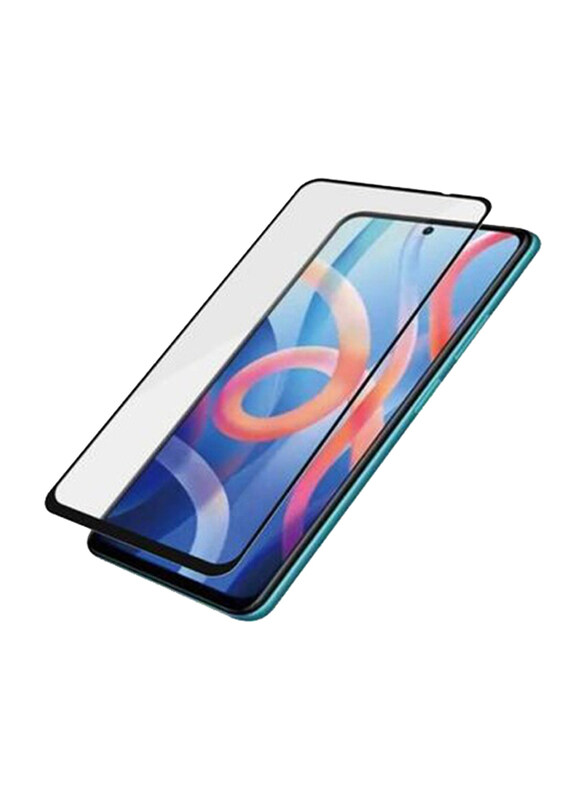 

Generic Poco M4 Pro Protective Glass Screen Protector, Clear/Black