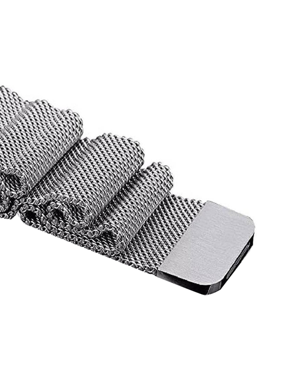 Stainless Steel Mesh Watch Band for Samsung Galaxy Watch 4, Silver