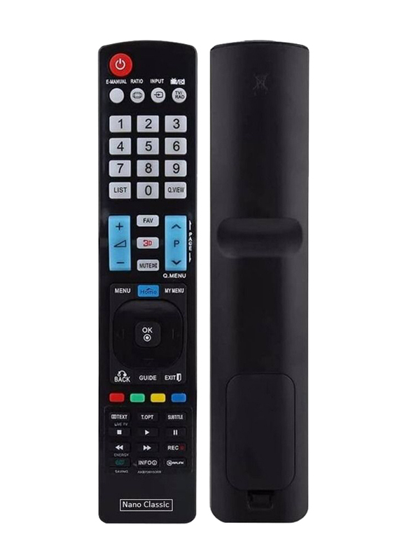 ICS Replacement Remote Control Fit for LCD LED LG Smart TV, Black