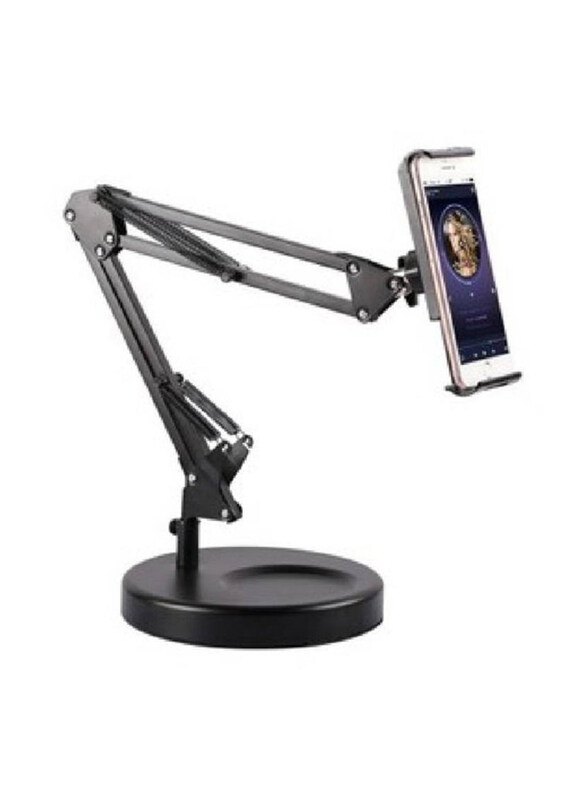 

Generic Vocal Stents Multi-Function Spine-360 Degrees Phone/Tablet Holder Table Stand, Black