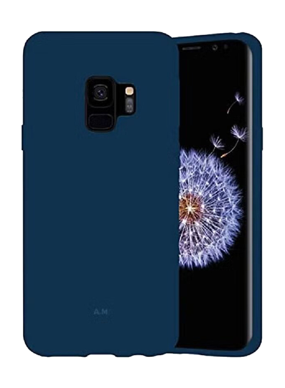 Samsung Galaxy S9 Plus Soft Silicone Material Anti Scratch Mobile Phone Case Cover, Blue