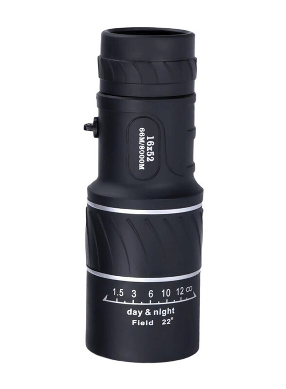 

Generic Mobile Phone Dual Focus Monocular Telescope, Black