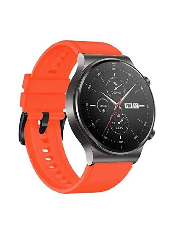 Silicone Replacement Band for Huawei Watch GT2 Pro, Orange