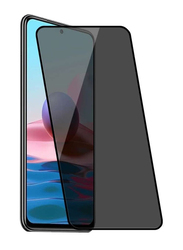 Redmi Note 9 9H Hardness Anti-Scratch Bubble Free Privacy Screen Protector, Black