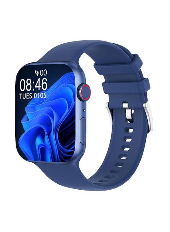 Zoom Plus 2023 New Bluetooth Calling Full Screen Touch Heart Rate Monitoring Smartwatch, Blue