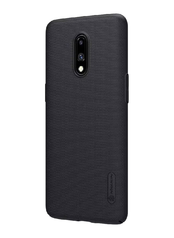 

ICS OnePlus 7 Super Frosted Shield Hard PC Mobile Phone Back Case Cover, Black