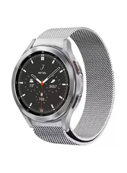 Stainless Steel Mesh Watch Band for Samsung Galaxy Watch 4, Silver