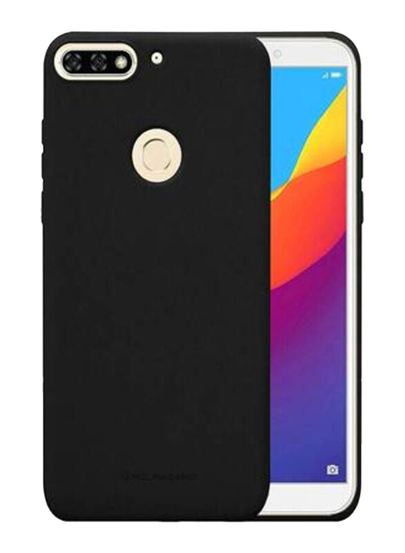 

Generic Huawei Y7 2018 Silicone Mobile Phone Case Cover, Black