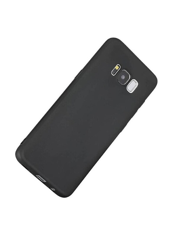 Samsung Galaxy S8 Protective Soft Silicone Mobile Phone Case Cover, Black