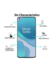 Oneplus 8t Tempered Glass Screen Protector, Clear