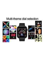 Touch Screen Silicone Full Square Smartwatch, Health Tracker, Black