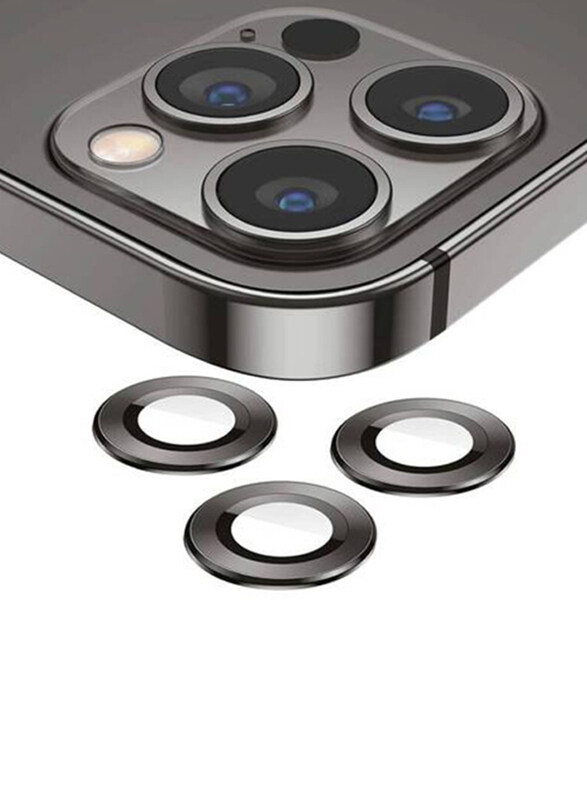 

Generic Apple iPhone 13 Pro Max Camera Lens Protector, Black