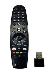 ICS MR-18/600 Replacement Magic TV Remote Control for LG Televisions Smart TVs Netflix & Prime Hot Button, Black
