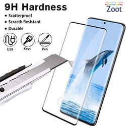 Zoot Samsung Galaxy S21 Ultra 5D Tempered Glass Screen Protector, Clear