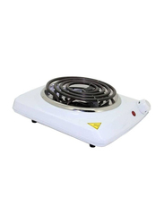 XiuWoo Electric Single Spiral Hot Plate with Overheat Protection, White