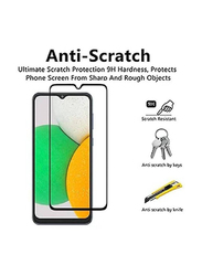 Samsung Galaxy M02s Hardness Full Coverage Tempered Glass Mobile Phone Screen Protector, Clear