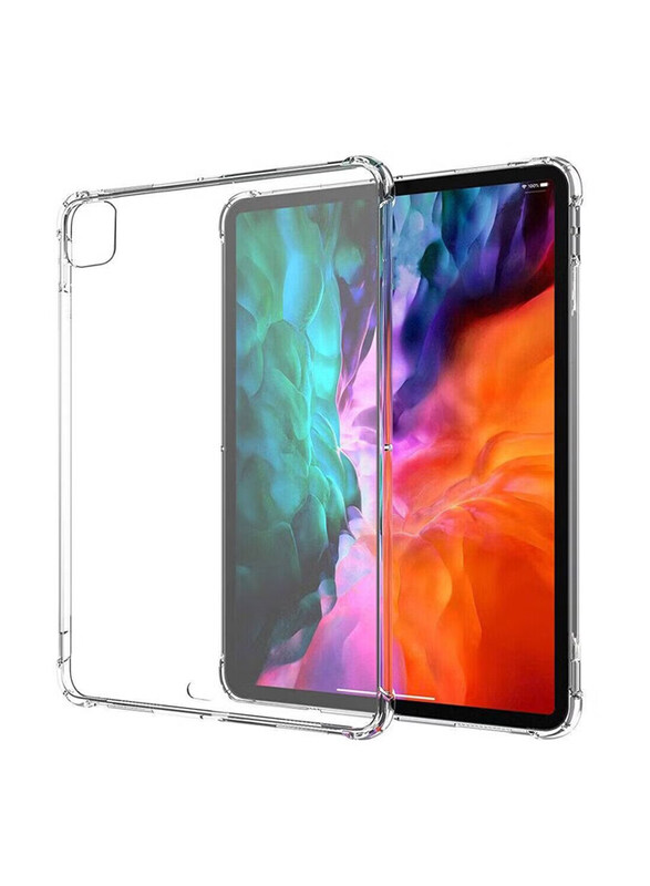 

Generic Apple iPad Pro 12.9 inch 2022/2021 Ultra Clear Soft Flexible Transparent Bumper Back Tablet Phone Case Cover, Clear