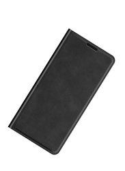 OnePlus Nord CE 2 Protective Flip Leather Book Mobile Flip Case Cover, Black