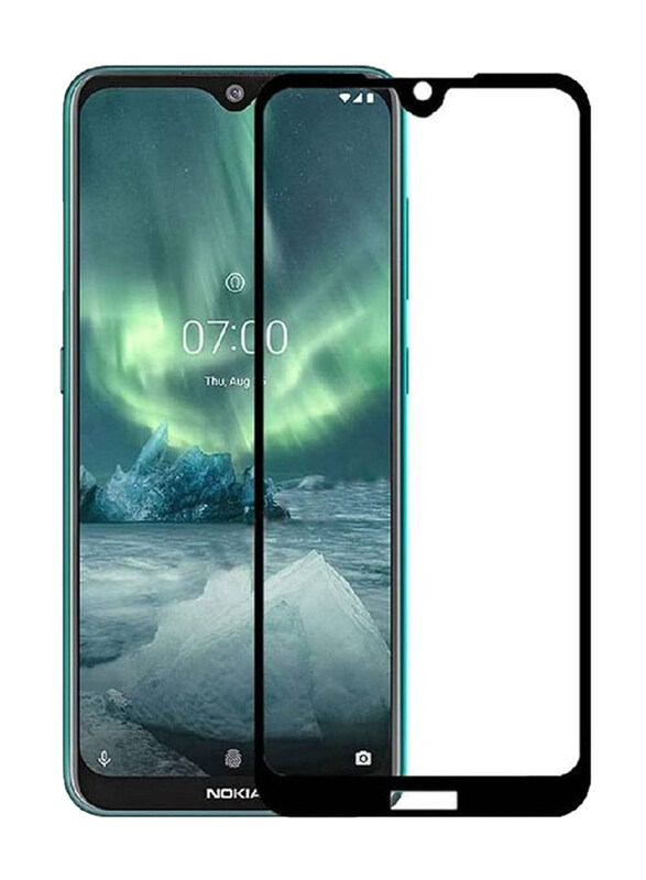 

Generic Nokia 7.2 3D Curved Tempered Glass Screen Protector, Clear/Black