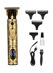 Rabos Rechargeable LCD Display Men Hair Trimmer, Gold