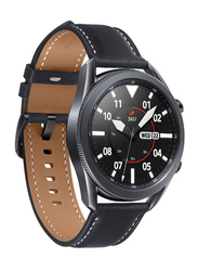 Replacement Genuine Leather Strap for Samsung Watch 3, Black