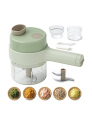 4-in-1 Handheld Electric Food Chopper Set, White