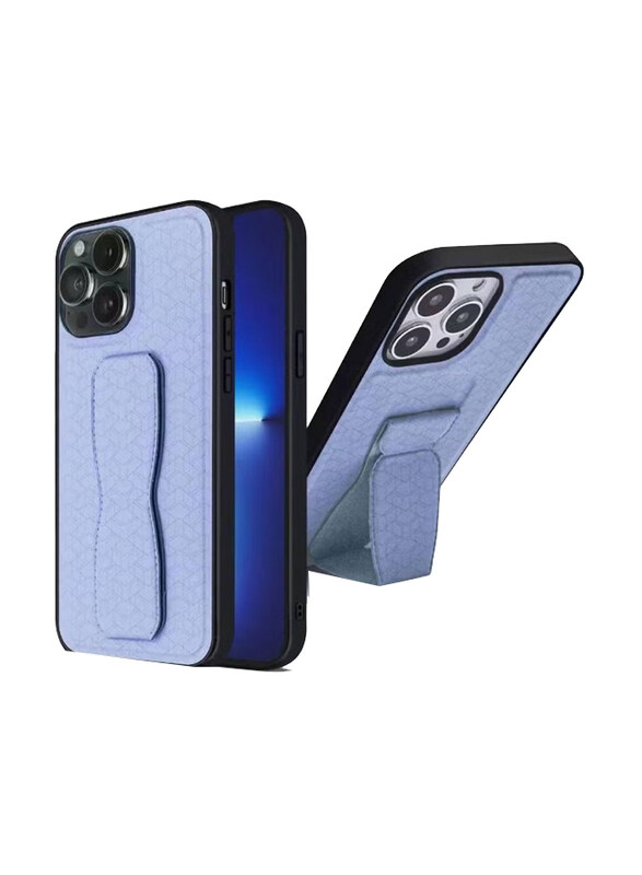 

Generic Apple iPhone 12 Pro Max Series New Design High Quality Magnetic Grip Mobile Phone Back Case Cover, Sky Blue