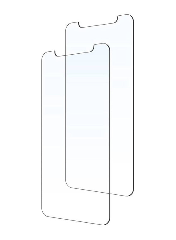 

Generic 2-Piece Apple iPhone 11 Pro Max Tempered Glass Screen Protector, Clear
