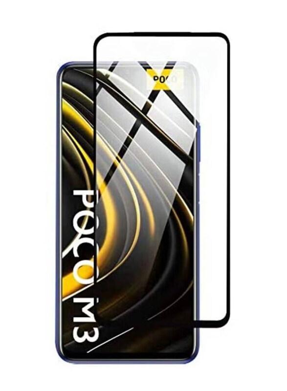 

Generic Poco M3 Protective 5D Full Glue Glass Screen Protector, Clear