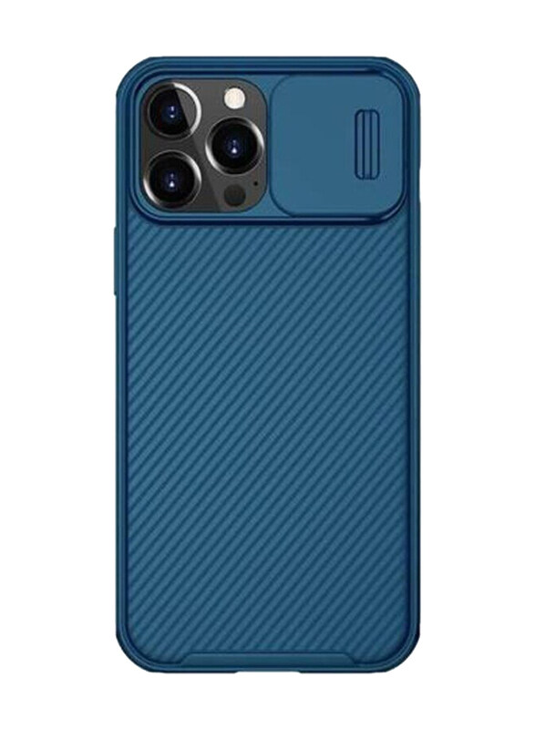 

Nillkin Apple iPhone 12 Pro CamSheild Mobile Phone Case Cover with Slide Camera Protection, Blue