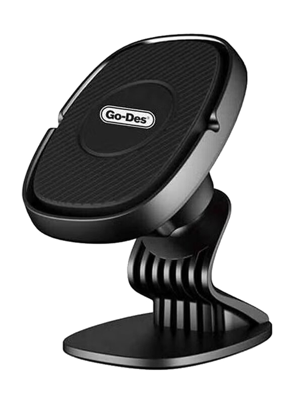 

Go-Des Adjustable Dashboard Magnetic Car Phone Holder, Black