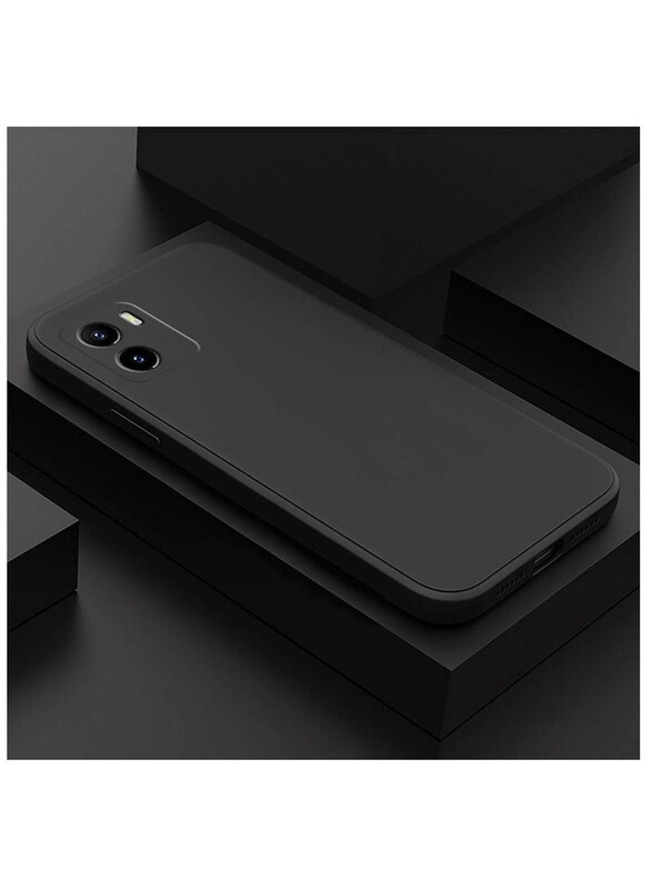 

Generic Vivo Y15s Protective Ultra Slim Flexible Soft Back Mobile Phone Case Cover, Black