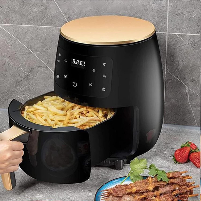 6L Crest Multifunctional Digital Touch Air Fryer, 2400W, Black