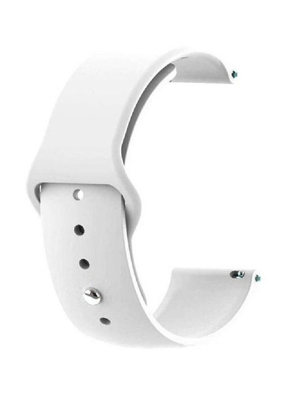 ICS Soft Silicone Replacement Strap for Xiaomi Watch S1, White