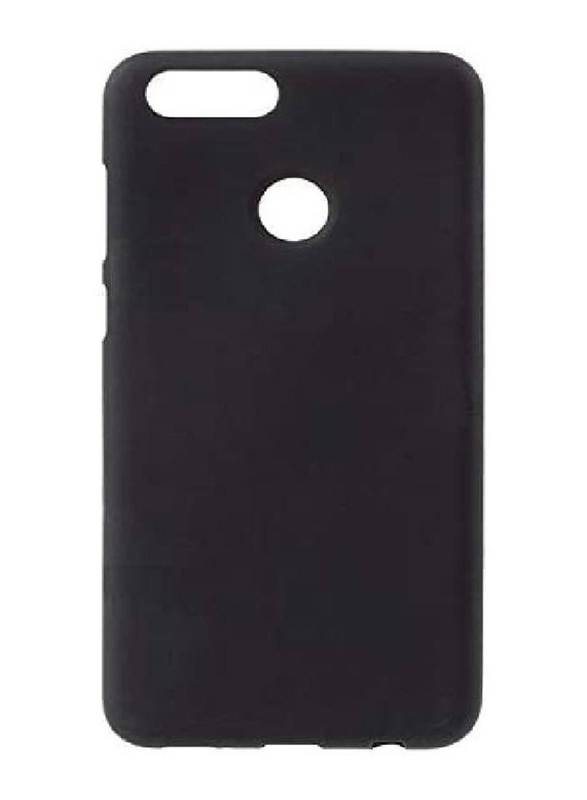 OnePlus 5t Ultra-Thin Silicone Mobile Phone Back Case Cover, Black