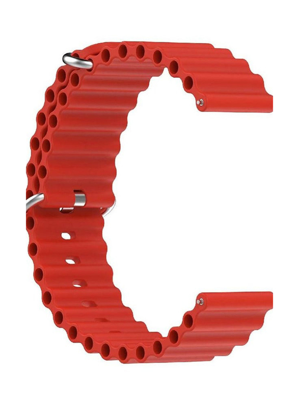 Quick Release Silicone Band with Metal Buckle for Huawei Watch GT2/GT2 Pro, Red