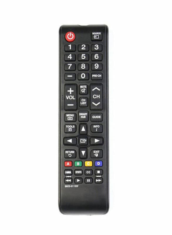 TV Remote Control for Samsung TV,BN59-01199F, Black