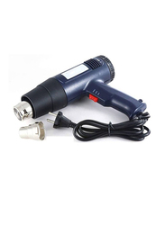 Professional Variable Temperature Control Heat Gun with Accessories for Packing Material & Home Decoration, Black
