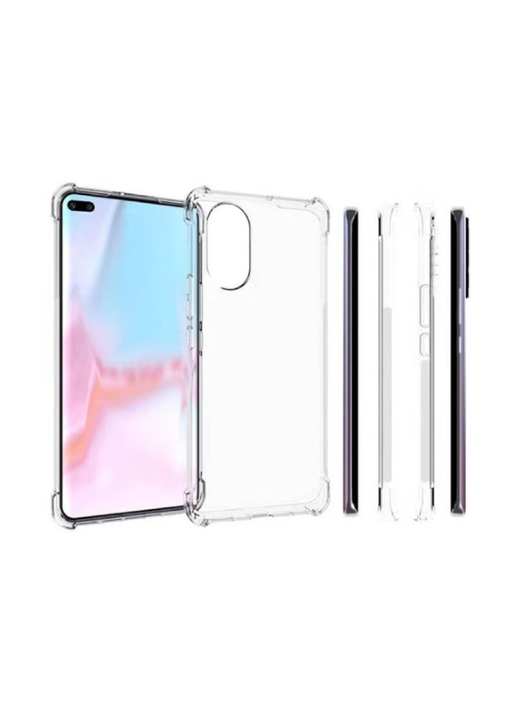 Huawei Nova 8 Shockproof Slim TPU Bumper Airbag Corners Mobile Phone Case Cover, Clear