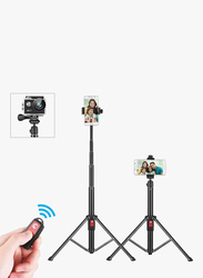 Docooler Wireless Tripod Selfie Stick Support Stand, Black
