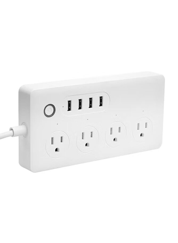 Generic WiFi Smart Power Strip Socket, White