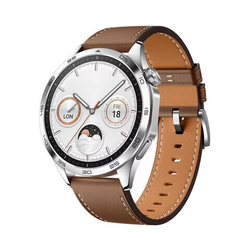 Hyx 2023 Smart Fitness Watches with Sports, Blood Oxygen, Heart Rate & Sleep Monitor, Silver/Brown