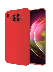 Huawei Mate 40 Pro Soft Liquid Silicone Slim Gel Protective Mobile Phone Case Cover, Orange